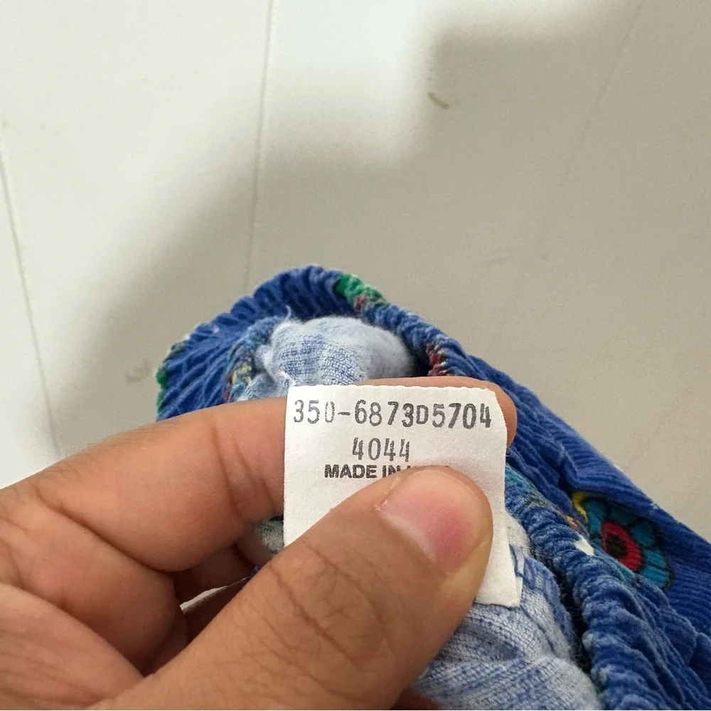 Vintage OshKosh B’gosh USA Transportation Print Corduroy Pants Toddler 24M Blue